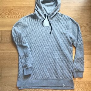 Mens Jack & Jones CORE quilted and hooded L/S